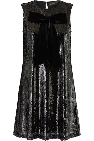 Yumi Sequin Bow Tunic Shift Dress AU 12