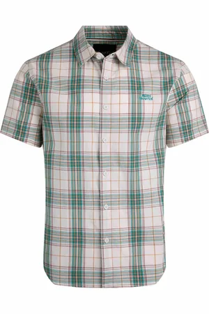 Weird Fish Judd Short Sleeve 100% Cotton Check Shirt medium