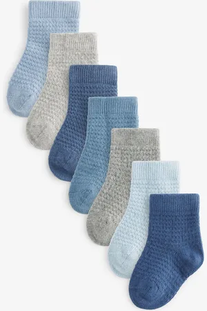 Next Blue/Grey 7 Pack Baby Socks (0mths-2yrs) 3