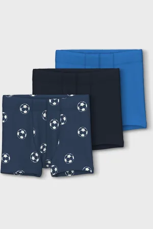 NAME IT Blue Football Boxers 3 Pack 3