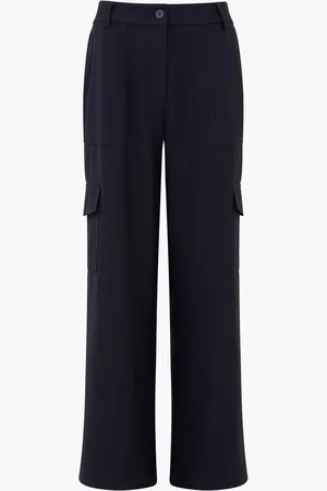 French Connection Blue Combat Cargo Trousers AU 10