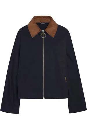 Barbour Black 100% Cotton Catlin Showerproof Jacket AU 16