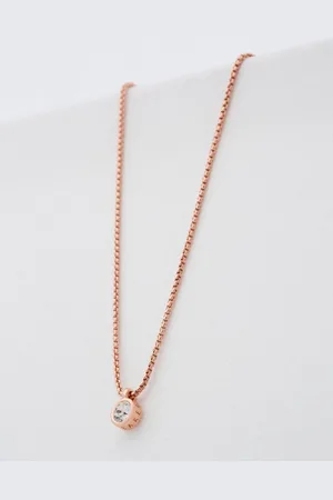 Ted Baker Rose Gold Tone SININAA: Crystal Pendant Necklace One