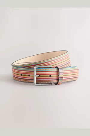 Paul Smith Multi Leather Embroidered Belt 40