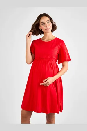 JoJo Maman Bébé Broderie Maternity Mini Dress L