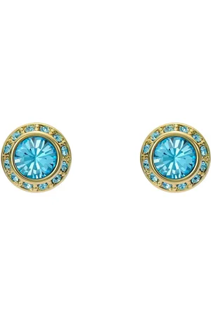 Ted Baker Gold Tone Soletia: Solitaire Sparkle Crystal Stud Earrings One