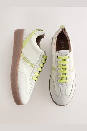 Next Neutral Forever Comfort Leather Chunky Sole Lace-Up Trainers AU 8 (EU 39)