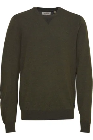 Blend Green Crew Neck Knitted Sweat Jumper XL
