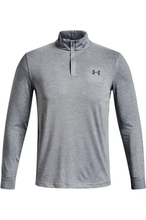 Under Armour Grey Playoff Quarter Zip Sweatshirt L