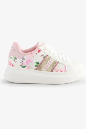 Ted Baker Girls Chunky Tape White Trainers AU 5 (EU 38)