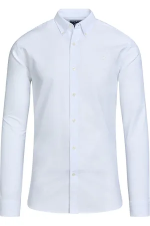 Raging Bull Long Sleeve Classic 100% Cotton Oxford Shirt M
