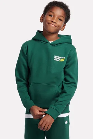 New Balance Green Boys Athletic Shoes Hoodie 9