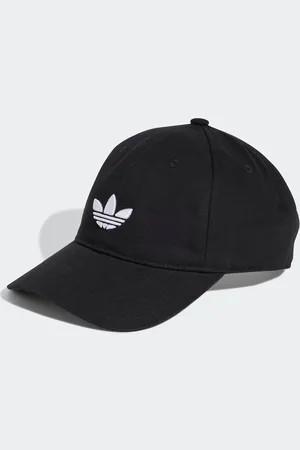 adidas Black Adicolour Classic Trefoil 100% Cotton Baseball Cap One