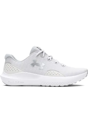 Under Armour White Ground Charged Surge Trainers AU 10 (EU 42)