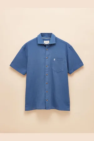 Joules Linen Blend Short Sleeve Shirt XXL