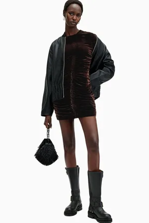 AllSaints AllSaints Eris Velvet Dress AU 8