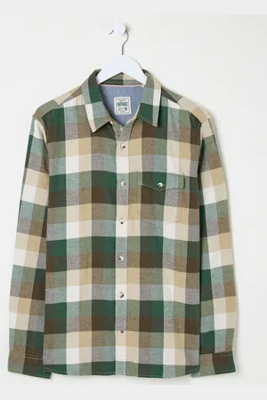 Fat Face FatFace Long Sleeve Buffalo Check Shirt L Reg