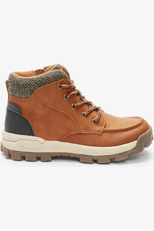 Next Tan Brown Thermal Thinsulate Lined Walking Boots AU 1 (EU 33)
