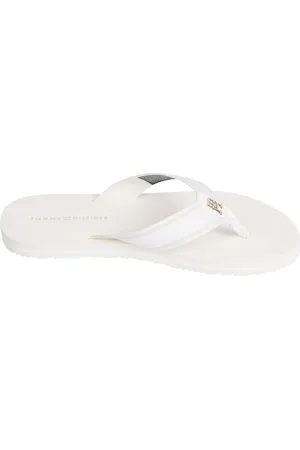 Tommy Hilfiger White Stripes Beach Sandals AU 7 (EU 38)