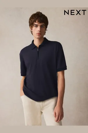 Next 100% Cotton Short Sleeve Smart Collar Polo Shirt XS