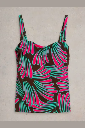 White Stuff Pink Eva Tankini AU 20