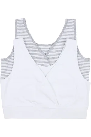 Séraphine Grey Seamless Maternity Sleep Bra 2 Pack L