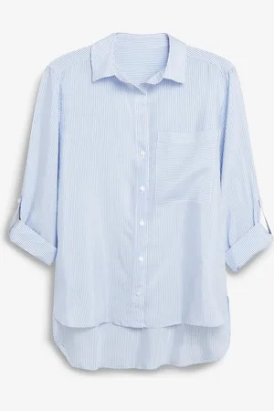Next Stripe Long Sleeve Smart Shirt AU 16