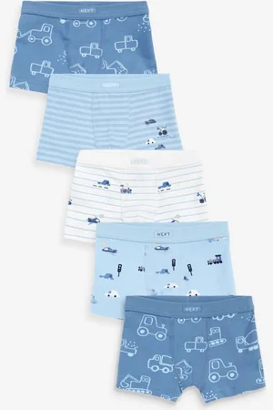 Next Blue Transport Soft Waistband Trunks 5 Pack (2-16yrs) 2