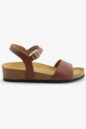 CELTIC & CO. Low Wedge Ankle Strap Sandals AU 8 (EU 39)