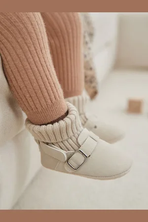 Next Neutral Baby Clogs Bootie Shoes (0-18mths) 3