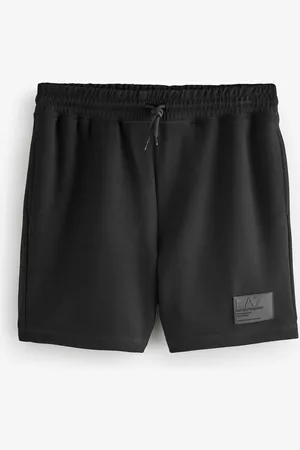 EA7 Emporio Armani Logo Label Drawstring Shorts L