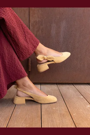 Novo Wide Fit Claudia Bow Low Block Slingbacks AU 5 (EU 36)