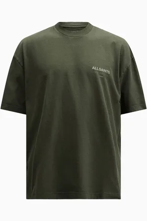 AllSaints AllSaints Green 100% Organic Cotton Underground Crew Neck T-Shirt L