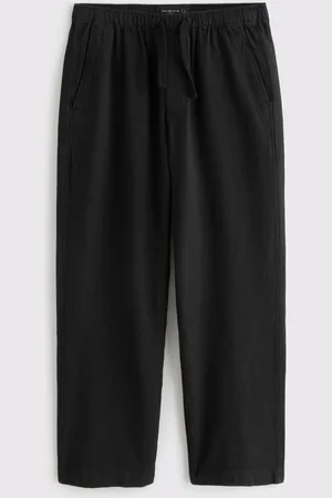 Abercrombie & Fitch Baggy Black Trousers xsmall
