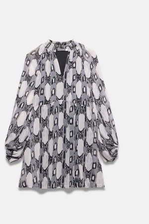 mint&berry Abstract Print Mini Dress L