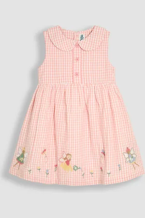 JoJo Maman Bébé Appliqué Gingham Summer Dress 12