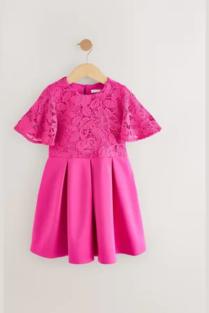 Next Lace Scuba Dress (3-16yrs) 8 Years (128 cm)