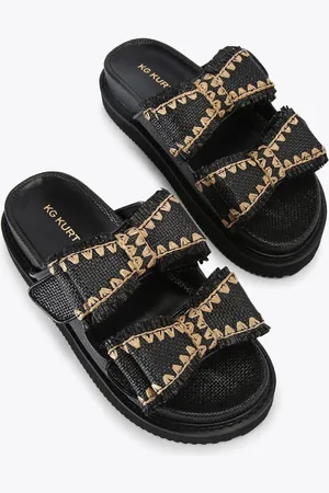 Kurt Geiger Natural Robbie Sandals AU 6 (EU 37)