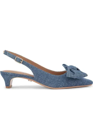 Carvela Denim Carina Bow Sling Shoes AU 9 (EU 40)