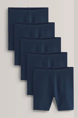 Next Regular Length 5 Pack Cotton Rich Stretch Cycle Shorts (3-16yrs) 9 Years (134cm)