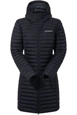 Berghaus Black Nula Micro Long Water Resistant Jacket AU 8