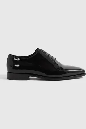 Reiss Mead Patent Leather Lace-Up Shoes AU 8 (EU 42)
