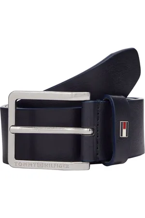Tommy Hilfiger Blue Oliver Leather Belt 42W x 31L (UK 42 R)