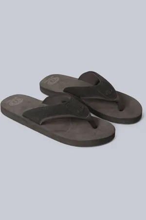 Animale Charcoal Grey Mens Jekyl Flip-Flops AU 12 (EU 47)