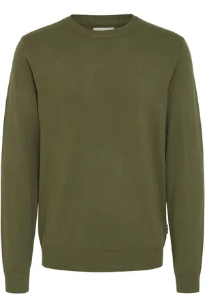Blend Green Crew Neck Lightweight Knitted Jumper S