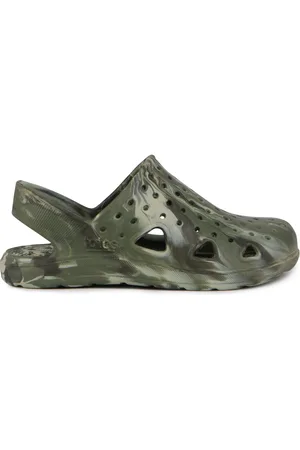 Totes Khaki Green Tie Dye SolBounce Toddler Clogs AU 13 (EU 32)