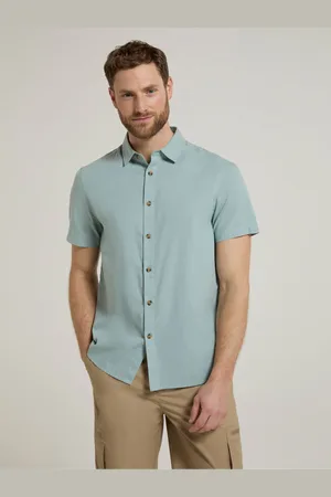 Mountain Warehouse Weekender Mens 100% Cotton Short Sleeve Shirt 3XL