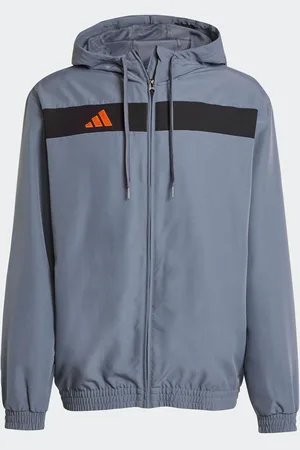 adidas Grey Tiro 25 Essentials Woven Hoodie M Reg