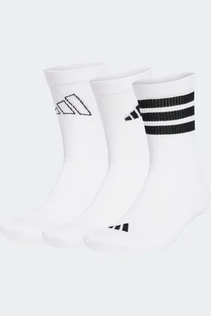 adidas White Logo Socks 3 Pack