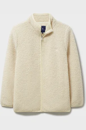 J.Crew Natural Company Natural Borg Zip Through Fleece AU 16